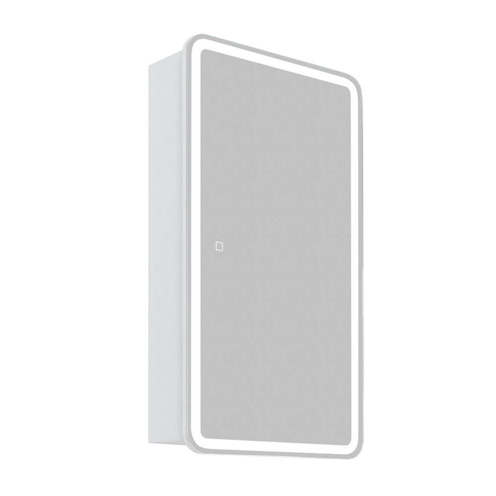 Детальная картинка товара «зеркальный шкаф spc-mar-500/800-1a-led-tch 12w 220-240v 500x800x150 с подсветкой и сенсорным выключателем»