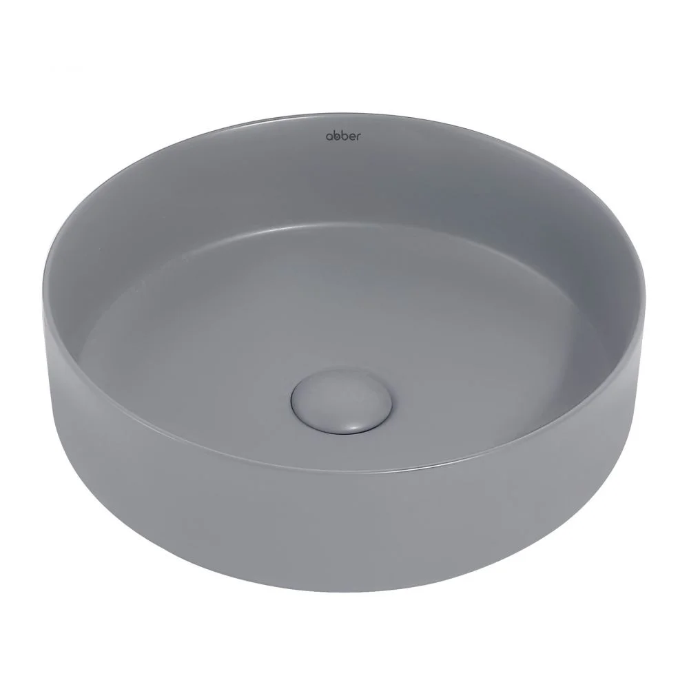 Раковина ABBER Bequem AC2109MG накладная, серая матовая Раковина ABBER Bequem AC2109MG накладная, серая матовая