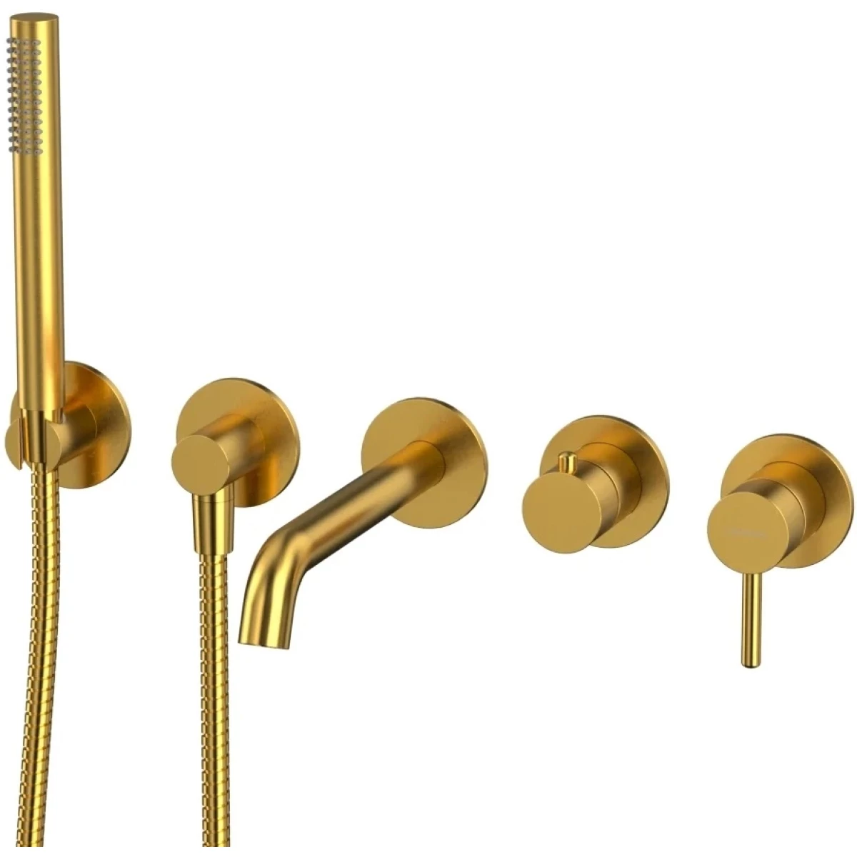 Смеситель для ванны WHITECROSS Y YSET1240GLB скрытого монтажа, брашированное золото Смеситель для ванны WHITECROSS Y YSET1240GLB скрытого монтажа, брашированное золото