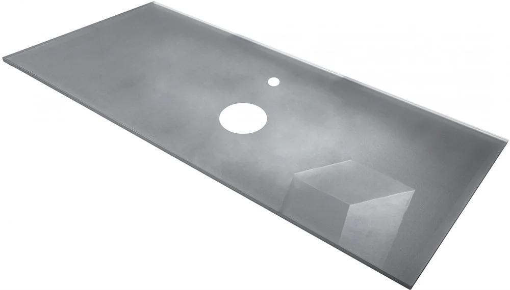 Столешница Armadi Art NeoArt 853-110-SL стекло 110см прямая серебро Столешница Armadi Art NeoArt 853-110-SL стекло 110см прямая серебро