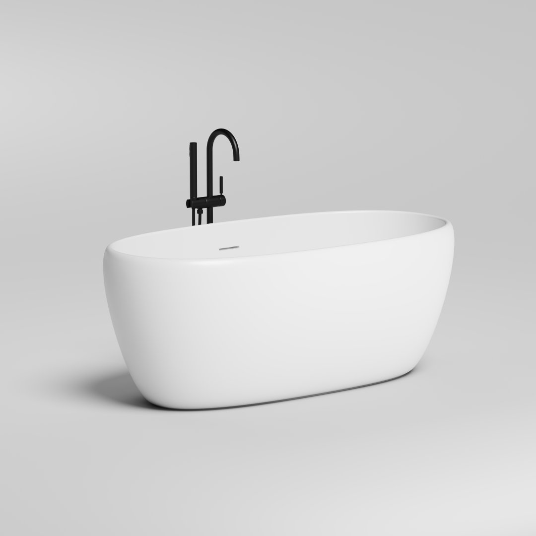 Детальная картинка товара «ванна отдельностоящая salini luce 150x75 100122m из искусственого камня s-stone»