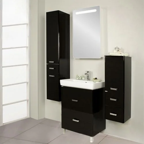 Тумба с раковиной Aquaton Америна 60 Н (черный) 1A1692K1AM950 Тумба с раковиной Aquaton Америна 60 Н (черный) 1A1692K1AM950