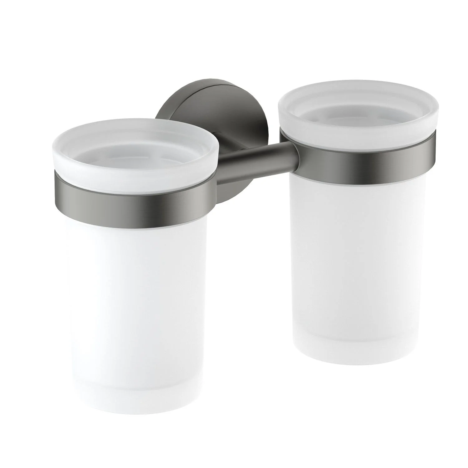 Стакан Aquatek Европа AQ4117BGM черный хром шлифованный Стакан Aquatek Европа AQ4117BGM черный хром шлифованный