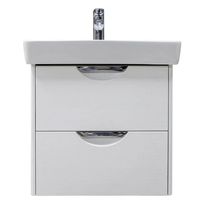 Тумба с раковиной Aquaton Сильва 50 1A2117K1SIW70 дуб полярный Тумба с раковиной Aquaton Сильва 50 1A2117K1SIW70 дуб полярный