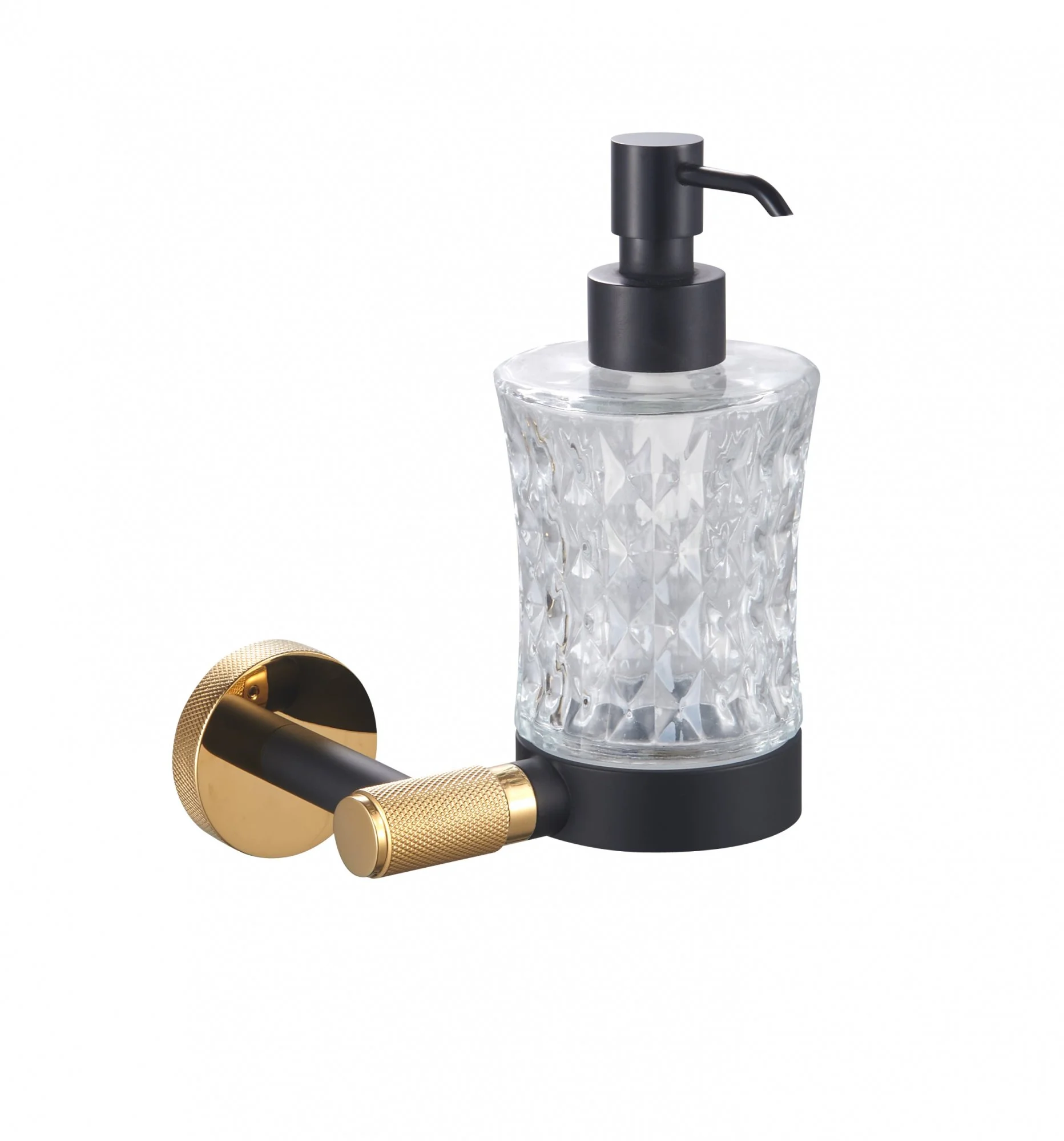 Дозатор жидкого мыла Wonzon & Woghand MAJESTIC черный/золото (WW-9224) Дозатор жидкого мыла Wonzon & Woghand MAJESTIC черный/золото (WW-9224)