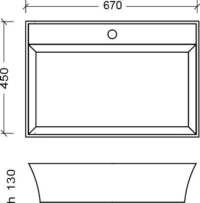 Раковина Boheme Neoart черная 802 Раковина Boheme Neoart черная 802