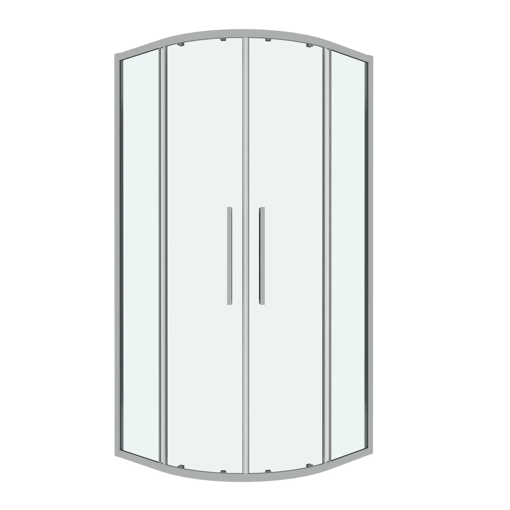 Душевой уголок GROSSMAN Cosmo 301.K33.02.8080.10.00 (80x80x195) полукруг,раздвижн,хром,стекло прозрачное Душевой уголок GROSSMAN Cosmo 301.K33.02.8080.10.00 (80x80x195) полукруг,раздвижн,хром,стекло прозрачное