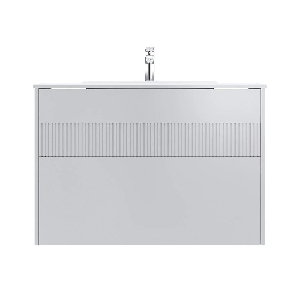 Тумба под раковину AM.PM Func M8FFUX1002WM push-to-open, 100 см, белый матовый Тумба под раковину AM.PM Func M8FFUX1002WM push-to-open, 100 см, белый матовый