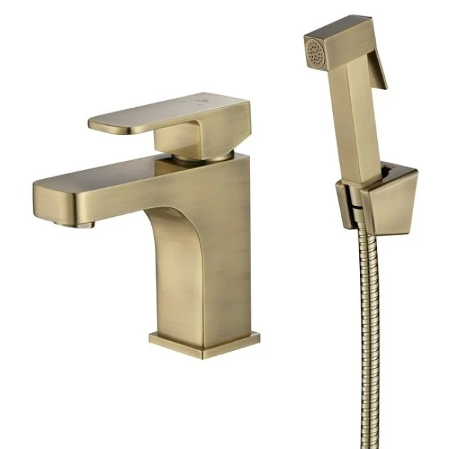 Смеситель для раковины Kaiser 34088-1 с Гигиенический душем бронза Смеситель для раковины Kaiser 34088-1 с Гигиенический душем бронза