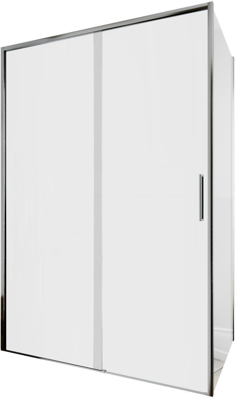 Детальная картинка товара «душевой уголок aquanet pleasure evo 130x80 ae65-130x80-ct профиль хром, прозрачное стекло»