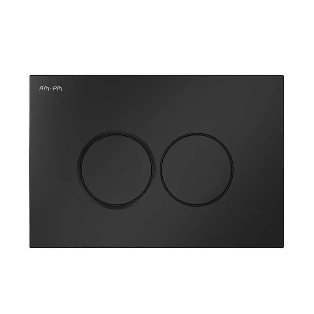 Клавиша смыва AM.PM ProC I070138 L пластик, черный матовый Клавиша смыва AM.PM ProC I070138 L пластик, черный матовый