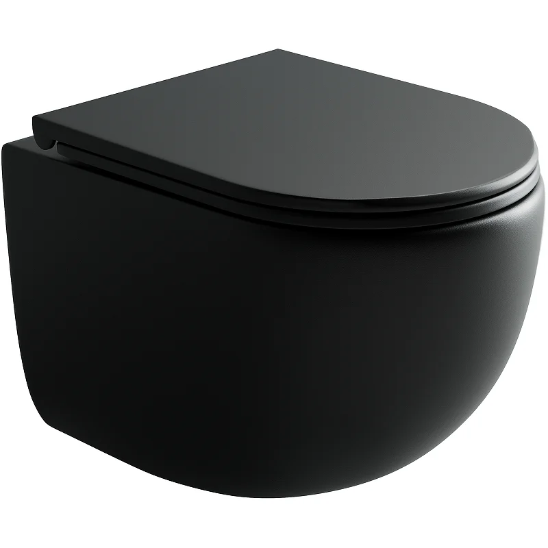 Унитаз подвесной Ceramica Nova UP CN4007MB черный матовый Унитаз подвесной Ceramica Nova UP CN4007MB черный матовый