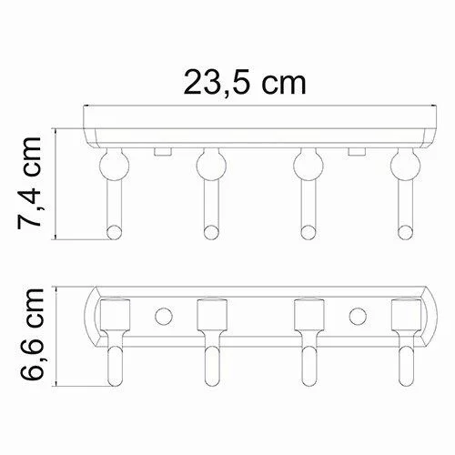 Крючок WasserKRAFT Oder K-3074 хром Крючок WasserKRAFT Oder K-3074 хром