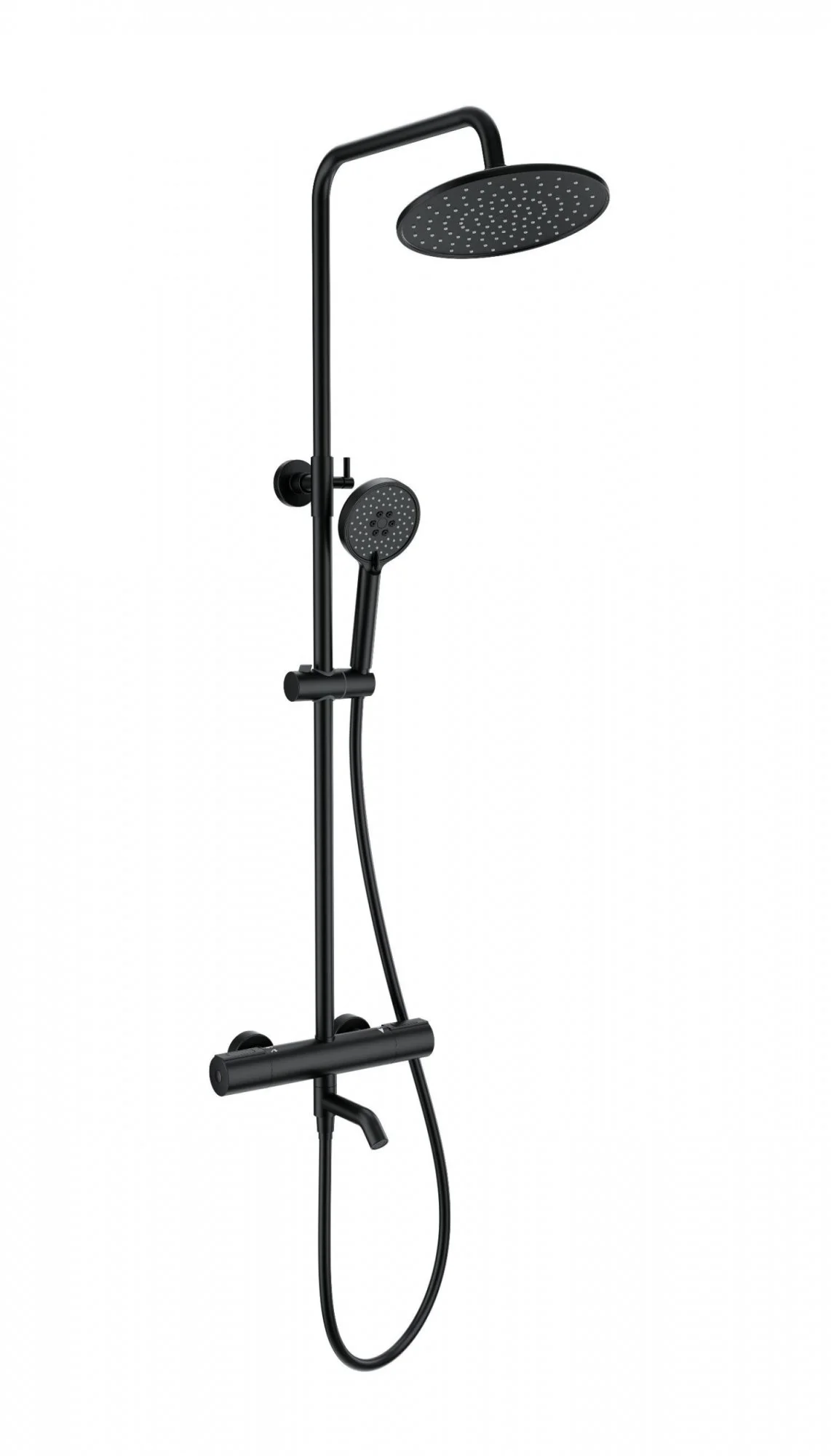 Душевая система Wonzon & Woghand с термостатом, черный матовый (WW-A3006-T1-MB) Душевая система Wonzon & Woghand с термостатом, черный матовый (WW-A3006-T1-MB)