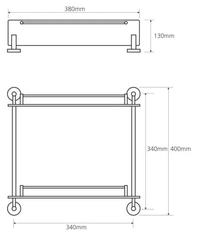 Полка Bemeta OMEGA 104202122 Полка Bemeta OMEGA 104202122