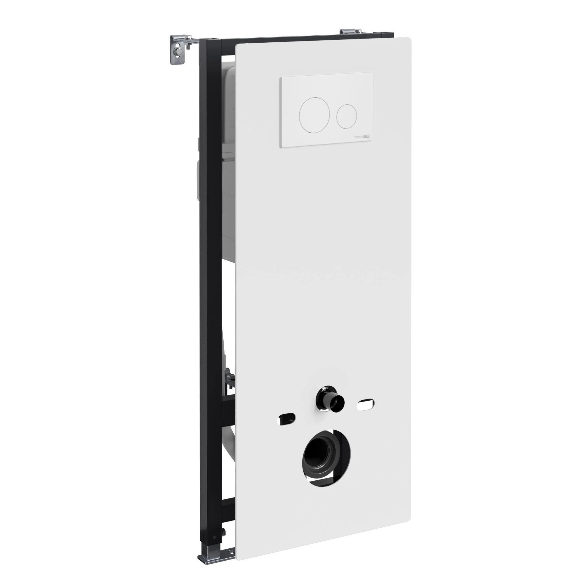 Инсталляция для унитаза WasserKRAFT Abens 20TLT.010.ME.WH.WM02 с клавишей смыва белый Инсталляция для унитаза WasserKRAFT Abens 20TLT.010.ME.WH.WM02 с клавишей смыва белый