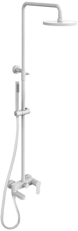 Душевая система Paffoni Blu ZCOL632BO белый матовый Душевая система Paffoni Blu ZCOL632BO белый матовый