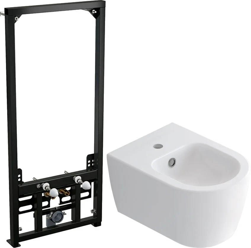 Комплект биде подвесное STWORKI Ноттвиль K3106-2605 + Система инсталляции для биде AlcaPlast A105 /1 561133 Комплект биде подвесное STWORKI Ноттвиль K3106-2605 + Система инсталляции для биде AlcaPlast A105 /1 561133