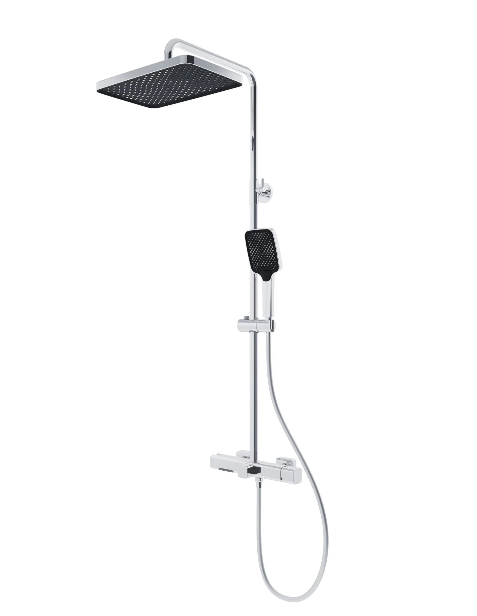 Душевая система Vincea Core VSFS-4CO1CH с изливом, хром Душевая система Vincea Core VSFS-4CO1CH с изливом, хром