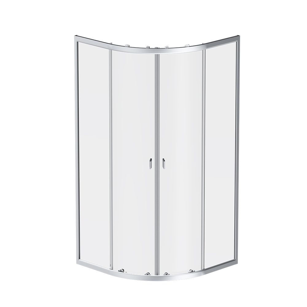Детальная картинка товара «душевой уголок am.pm x-joy w88g-205-090mt64 twin slide, 90x90, профиль хром матовый»
