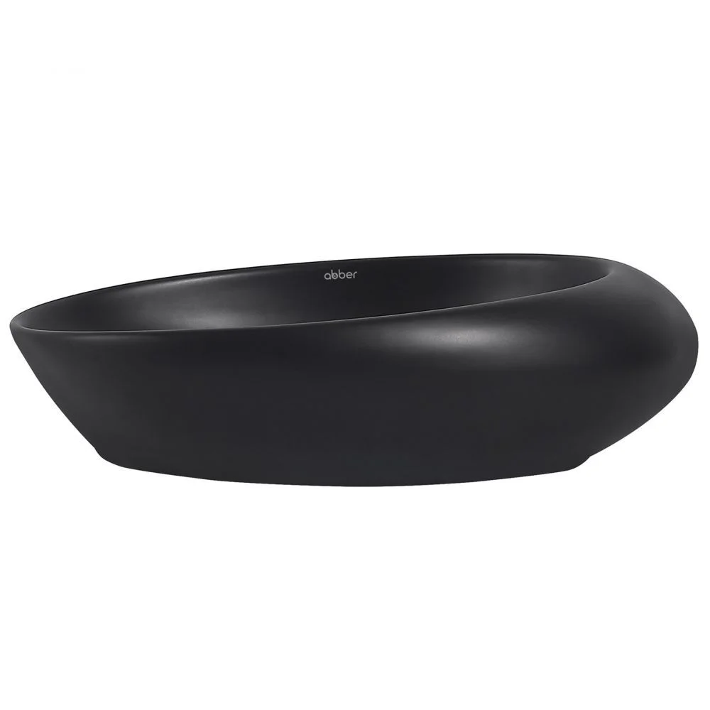 Раковина ABBER Bequem AC2107MB накладная, черная матовая Раковина ABBER Bequem AC2107MB накладная, черная матовая