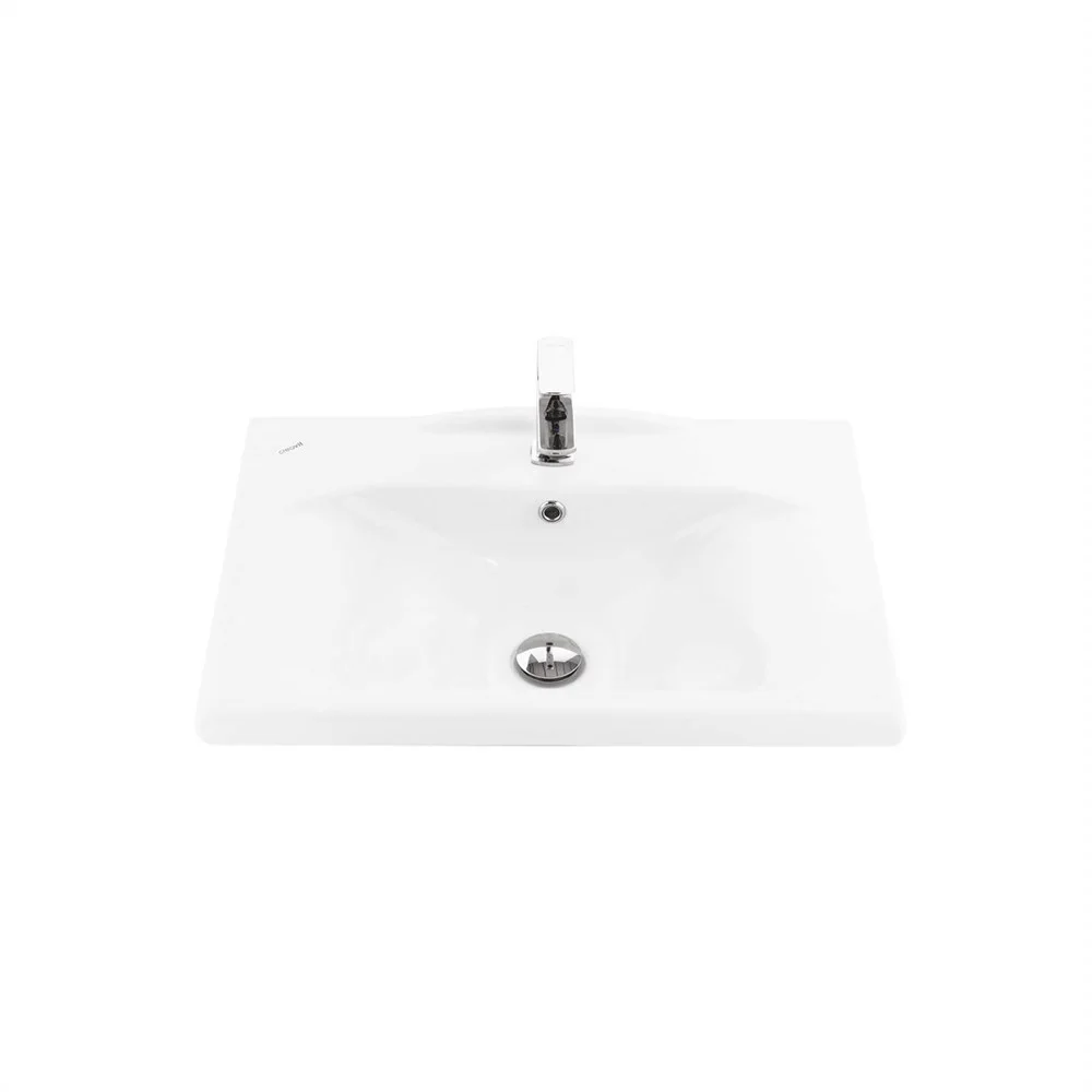 Раковина Creavit Luna LN180-00CB00E-0000 белая 80 см Раковина Creavit Luna LN180-00CB00E-0000 белая 80 см