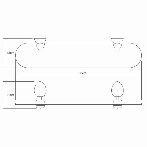 Полка WasserKRAFT Weser 8624 — Изображение 2