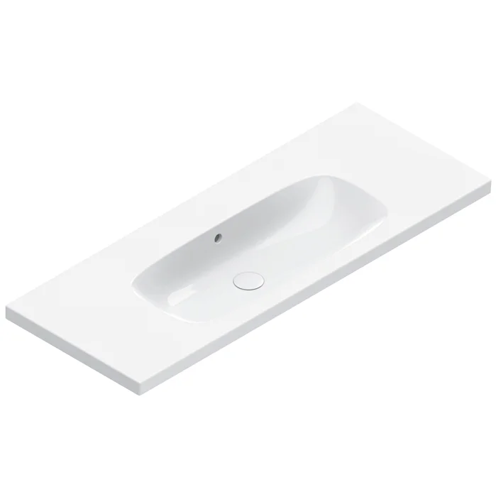 Раковина Catalano Alvea 0621210001 120x46 подвесная/мебельная, белый глянцевый Раковина Catalano Alvea 0621210001 120x46 подвесная/мебельная, белый глянцевый