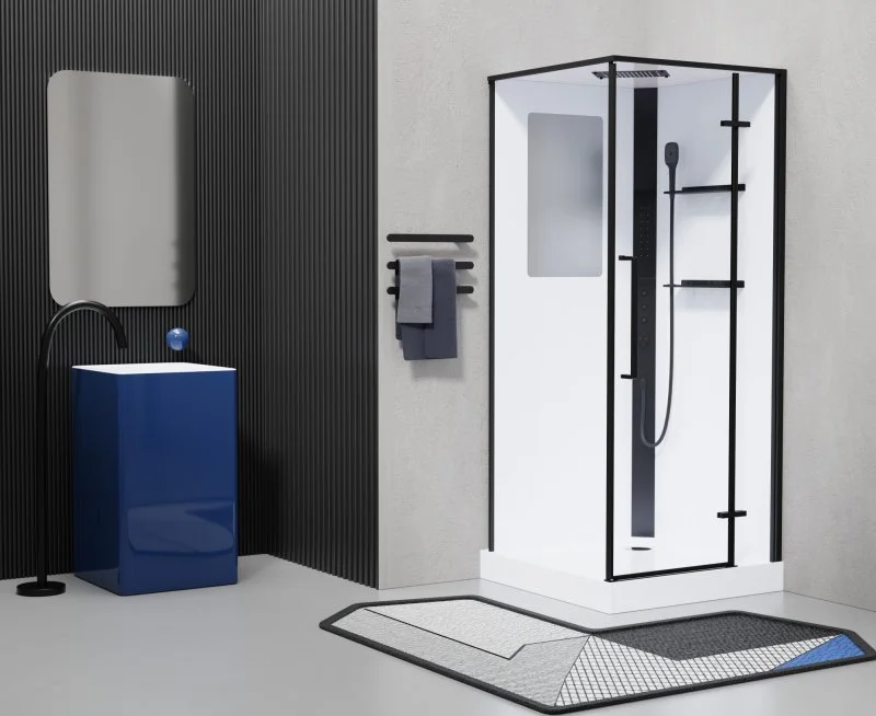 Душевая кабина Esbano MUSE (ESKM90QDR) ESM-QUADRO-90 Right 90x90x215 Душевая кабина Esbano MUSE (ESKM90QDR) ESM-QUADRO-90 Right 90x90x215