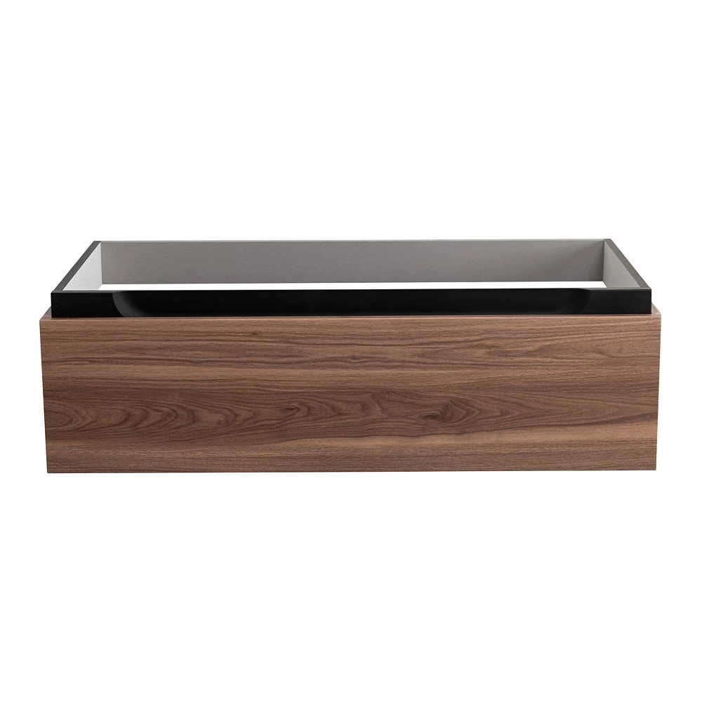 Тумба под раковину CEZARES SLIDER-1000-1C-SO-NA-P орех дымчатый 966x476 подвесная Тумба под раковину CEZARES SLIDER-1000-1C-SO-NA-P орех дымчатый 966x476 подвесная