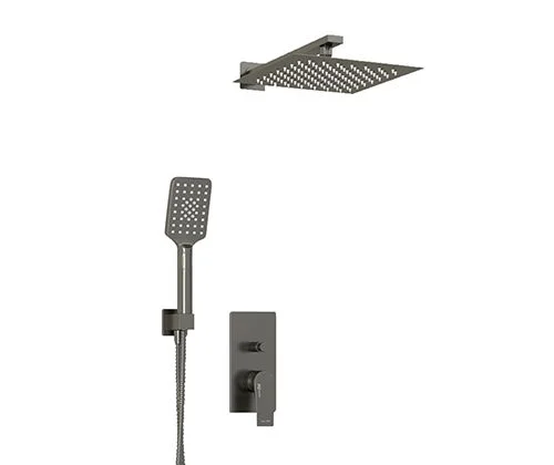 Душевая система WasserKRAFT A84202 встраиваемая оружейная сталь Душевая система WasserKRAFT A84202 встраиваемая оружейная сталь