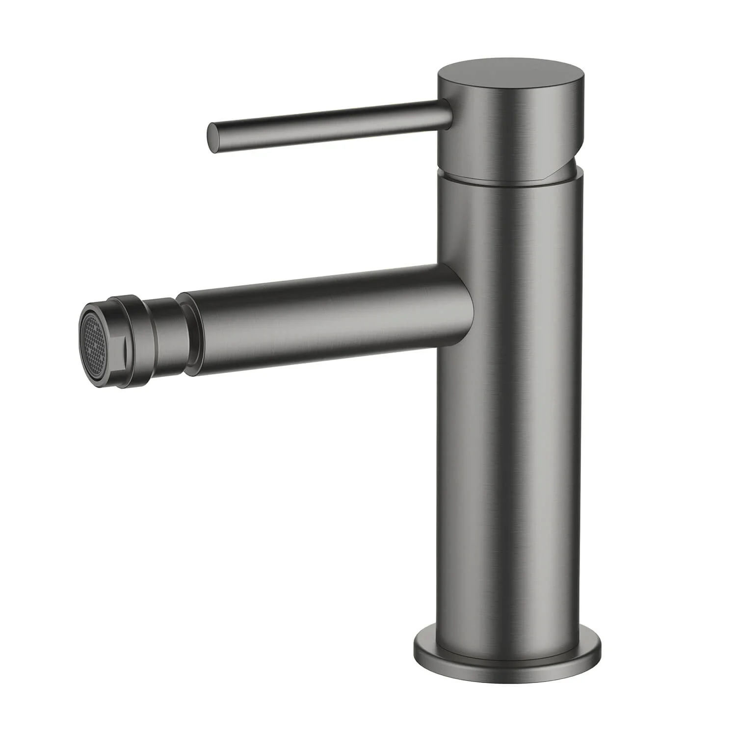 Смеситель для биде Aquatek Европа AQ1318BGM черный хром шлифованный Смеситель для биде Aquatek Европа AQ1318BGM черный хром шлифованный