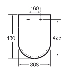 Крышка-сиденье Roca Inspira Round Soft Close 80152200B с микролифтом, петли хром Крышка-сиденье Roca Inspira Round Soft Close 80152200B с микролифтом, петли хром