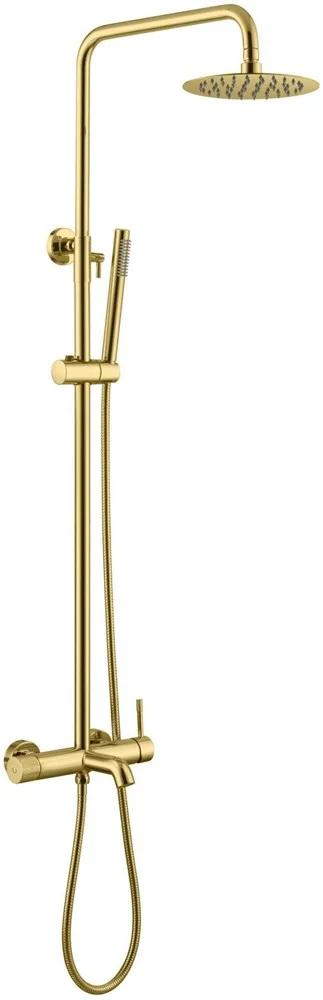 Душевая система Boheme Uno Gold, верхний душ латунь 468-G Душевая система Boheme Uno Gold, верхний душ латунь 468-G