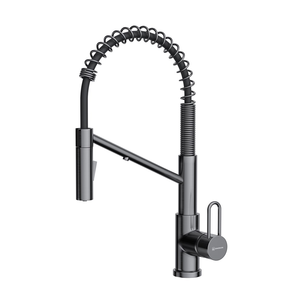 Детальная картинка товара «смеситель для кухни omoikiri mikawa 2 plus sb-gm 4994454»