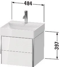 Тумба под раковину Duravit XSquare XS416006161 подвесная 48 см Коричнево-оливковый глянцевый Тумба под раковину Duravit XSquare XS416006161 подвесная 48 см Коричнево-оливковый глянцевый