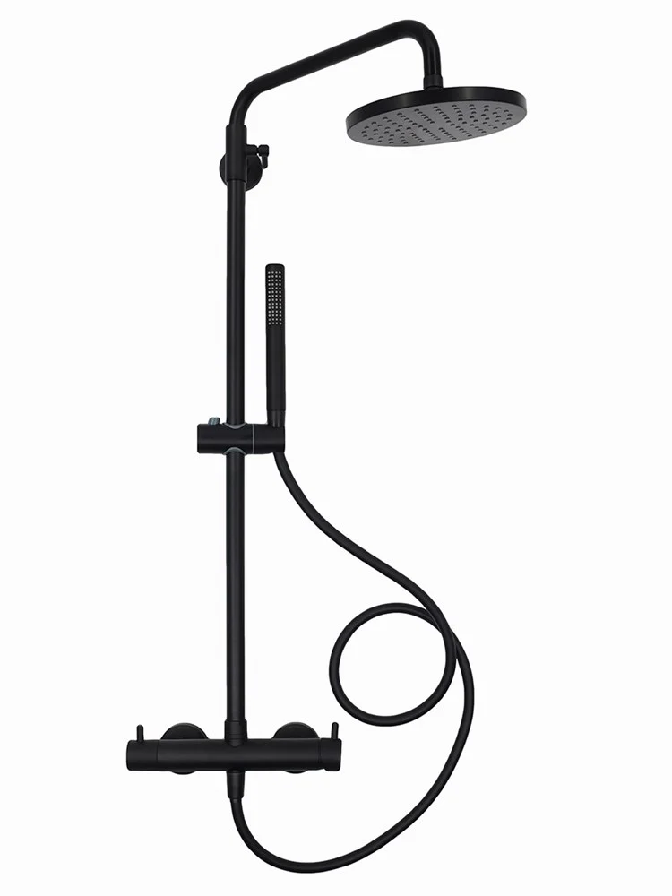 Душевая система AQUAme AQM 8001MB черный матовый AQM8001MB Душевая система AQUAme AQM 8001MB черный матовый AQM8001MB