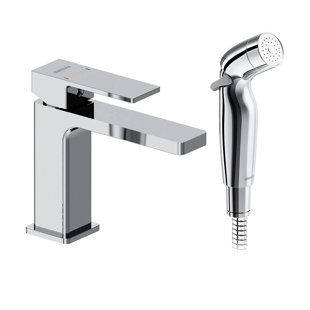 Смеситель для раковины Damixa Gala 530300000 с гигиеническим душем, хром Смеситель для раковины Damixa Gala 530300000 с гигиеническим душем, хром