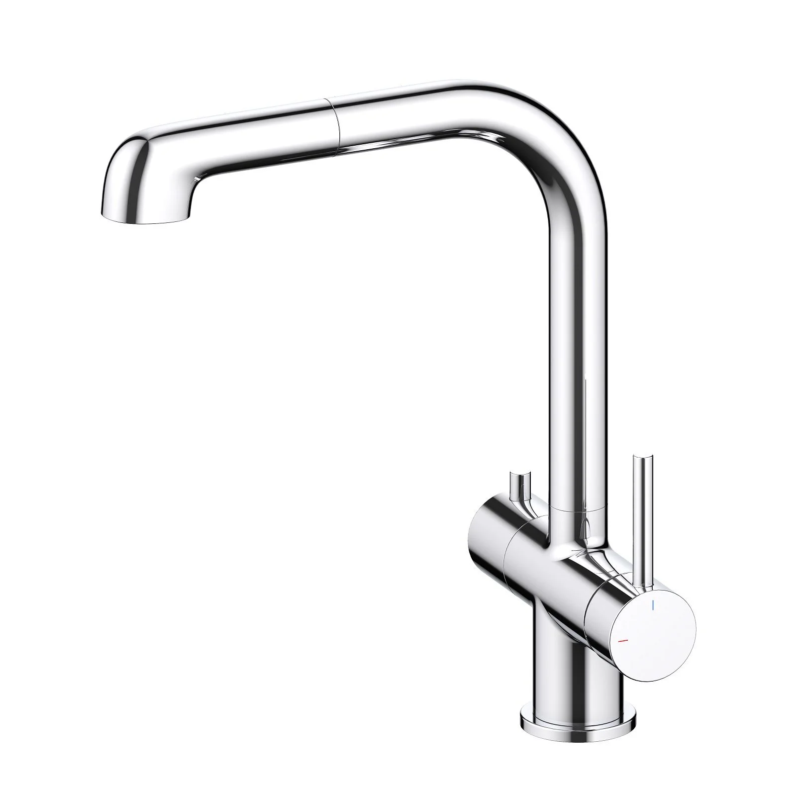 Смеситель для кухни Timo Saona 2346/00FL с подключением фильтра и выдвижной лейкой хром Смеситель для кухни Timo Saona 2346/00FL с подключением фильтра и выдвижной лейкой хром