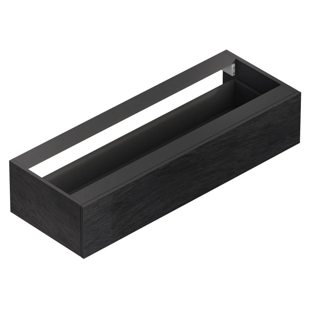 Тумба под раковину CEZARES CADRO-120-1C-SO-NR-BLUM Nero 800x460 подвесная Тумба под раковину CEZARES CADRO-120-1C-SO-NR-BLUM Nero 800x460 подвесная