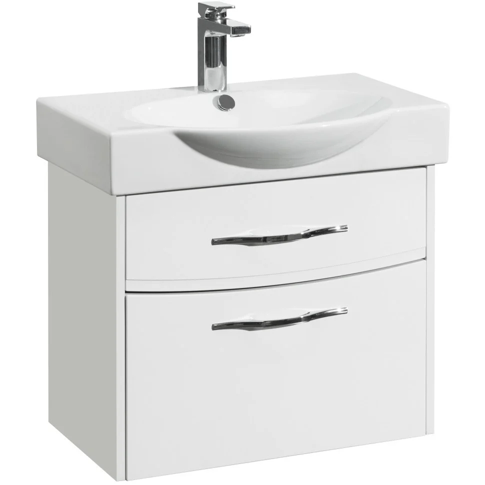 Тумба с раковиной Aquaton Инфинити 65 (1A1969K1IF010) белая Тумба с раковиной Aquaton Инфинити 65 (1A1969K1IF010) белая