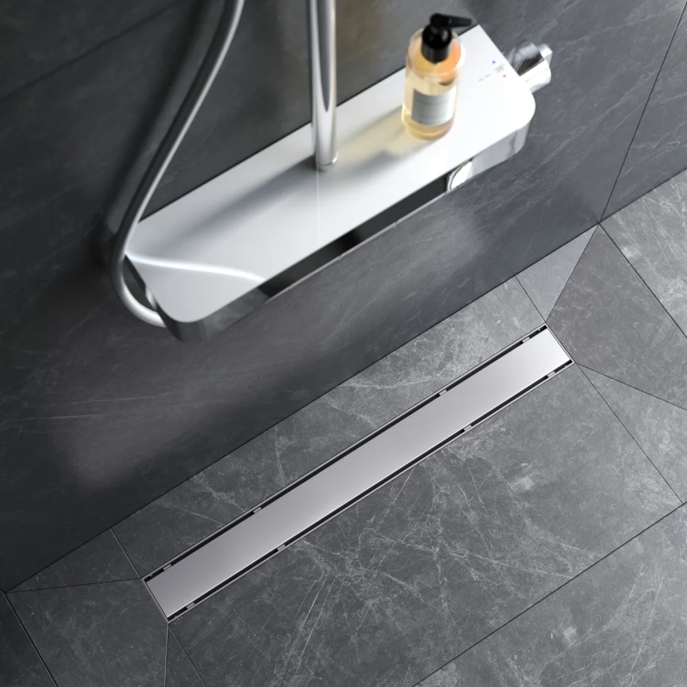 Душевой лоток AM.PM PrimeFlow W02SC-U11-070-04SB универсальный затвор Tile 70см сталь матовая — Изображение 2