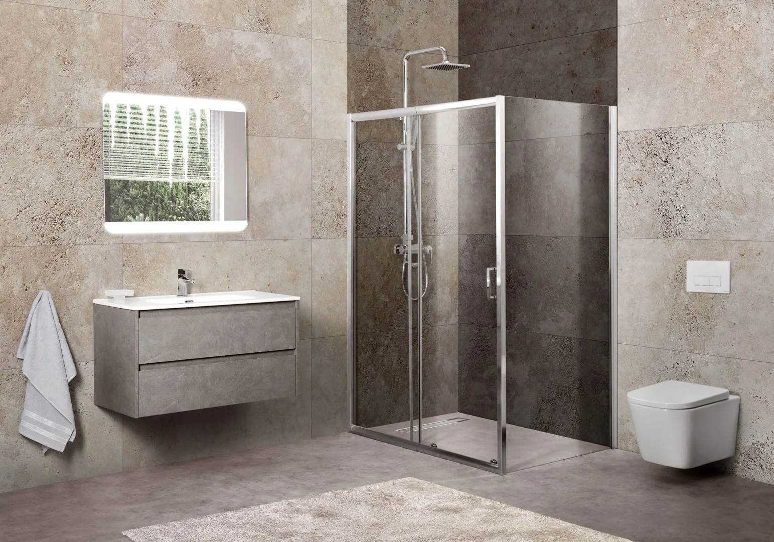 Душевой уголок BelBagno UNIQUE-AH-1-110/125-100-C-Cr 1100x1000 мм Душевой уголок BelBagno UNIQUE-AH-1-110/125-100-C-Cr 1100x1000 мм