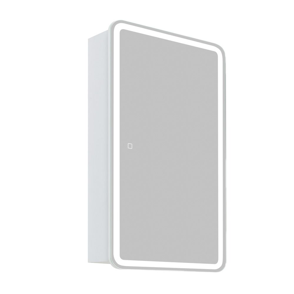 Детальная картинка товара «зеркальный шкаф spc-mar-600/800-1a-led-tch 12w 220-240v 600x800x150 с подсветкой и сенсорным выключателем»