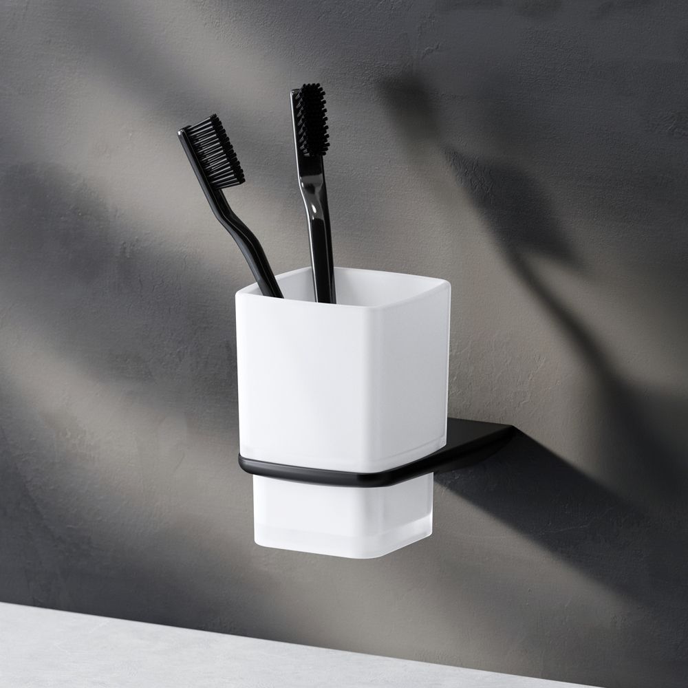 Детальная картинка товара «стакан am.pm inspire v2.0 a50a34322 стеклянный, черный»