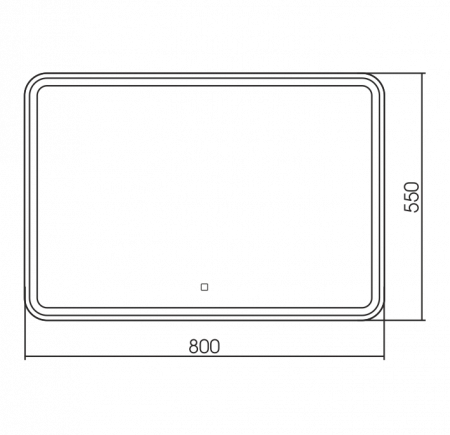 Зеркало Silver mirrors Давид-S 800х550 сенсорный выключатель, бегущая подсветка LED-00002738 Зеркало Silver mirrors Давид-S 800х550 сенсорный выключатель, бегущая подсветка LED-00002738