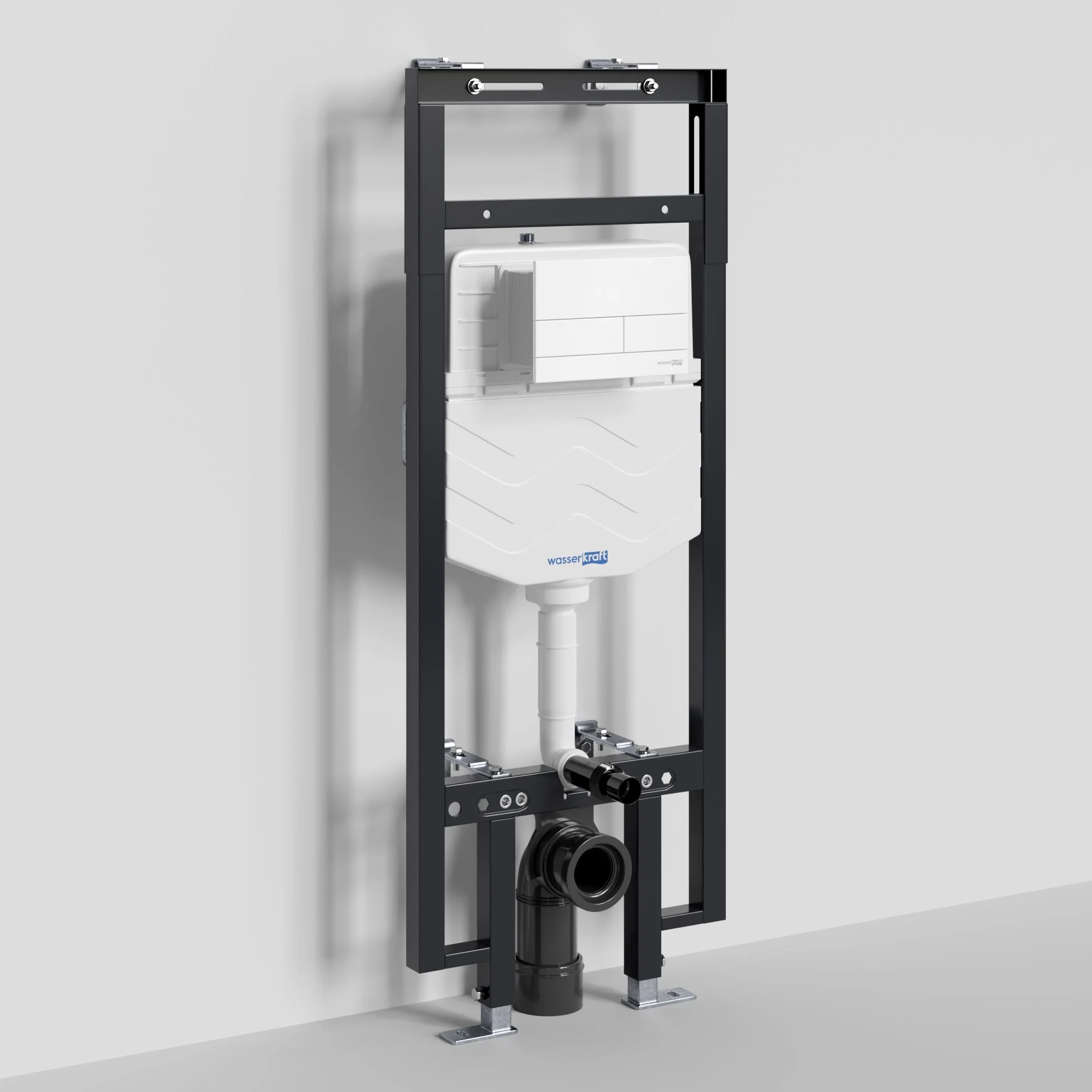 Инсталляция для унитаза WasserKRAFT Dinkel 58TLT.010.ME.WM04 с клавишей смыва белый Инсталляция для унитаза WasserKRAFT Dinkel 58TLT.010.ME.WM04 с клавишей смыва белый