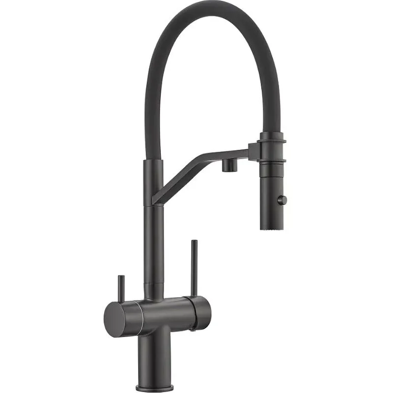 Смеситель для кухни Milacio Ultra 557 (MCU.557.TB) total black Смеситель для кухни Milacio Ultra 557 (MCU.557.TB) total black