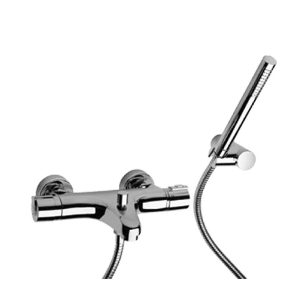 Смеситель для ванны Paini Arena 92CR105THKM с термостатом и аксессуаром Смеситель для ванны Paini Arena 92CR105THKM с термостатом и аксессуаром