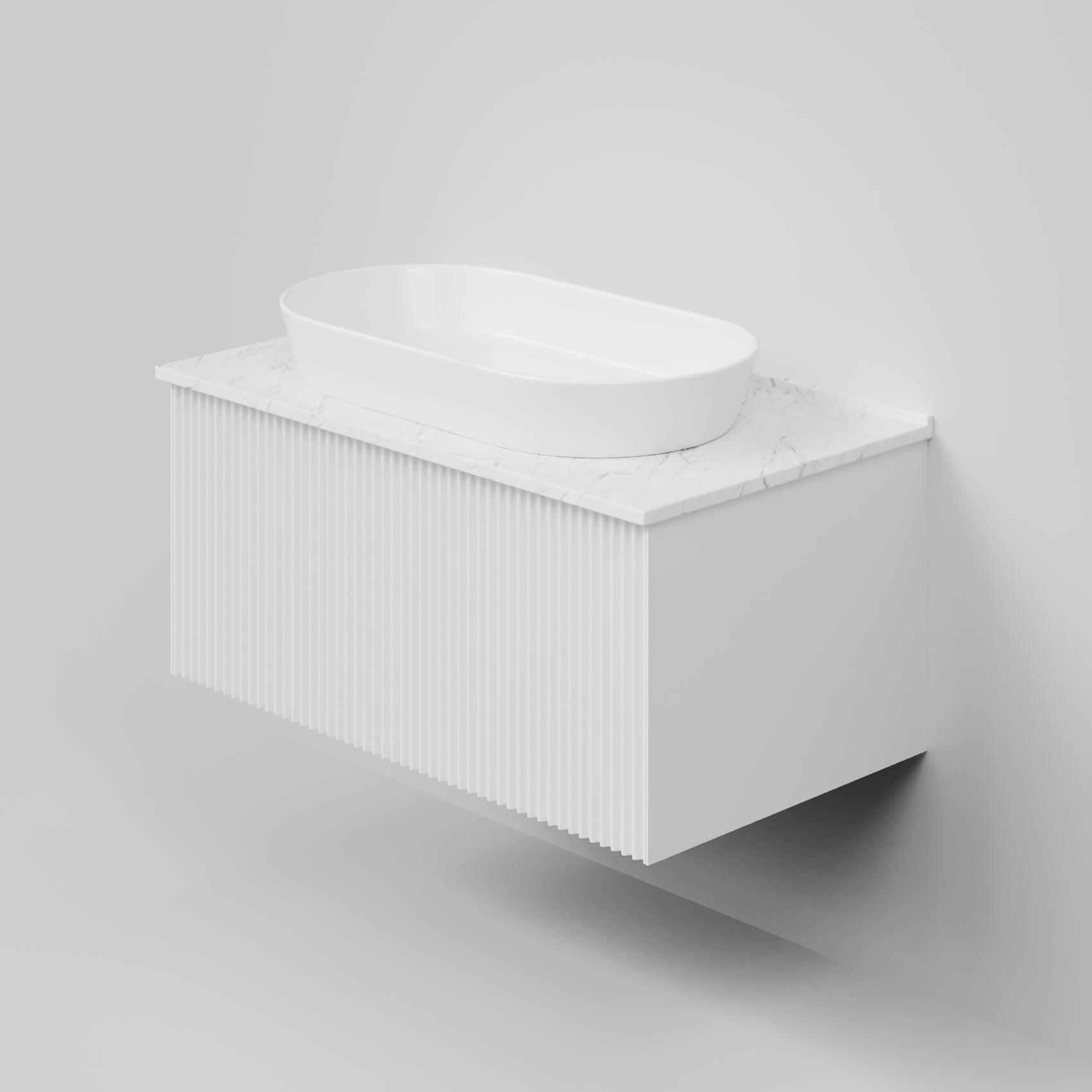 Тумба под раковину La Fenice TERRA Bianco 80 NFNC-01-TER-B-80-3-GG белая матовая с белой столешницей Тумба под раковину La Fenice TERRA Bianco 80 NFNC-01-TER-B-80-3-GG белая матовая с белой столешницей